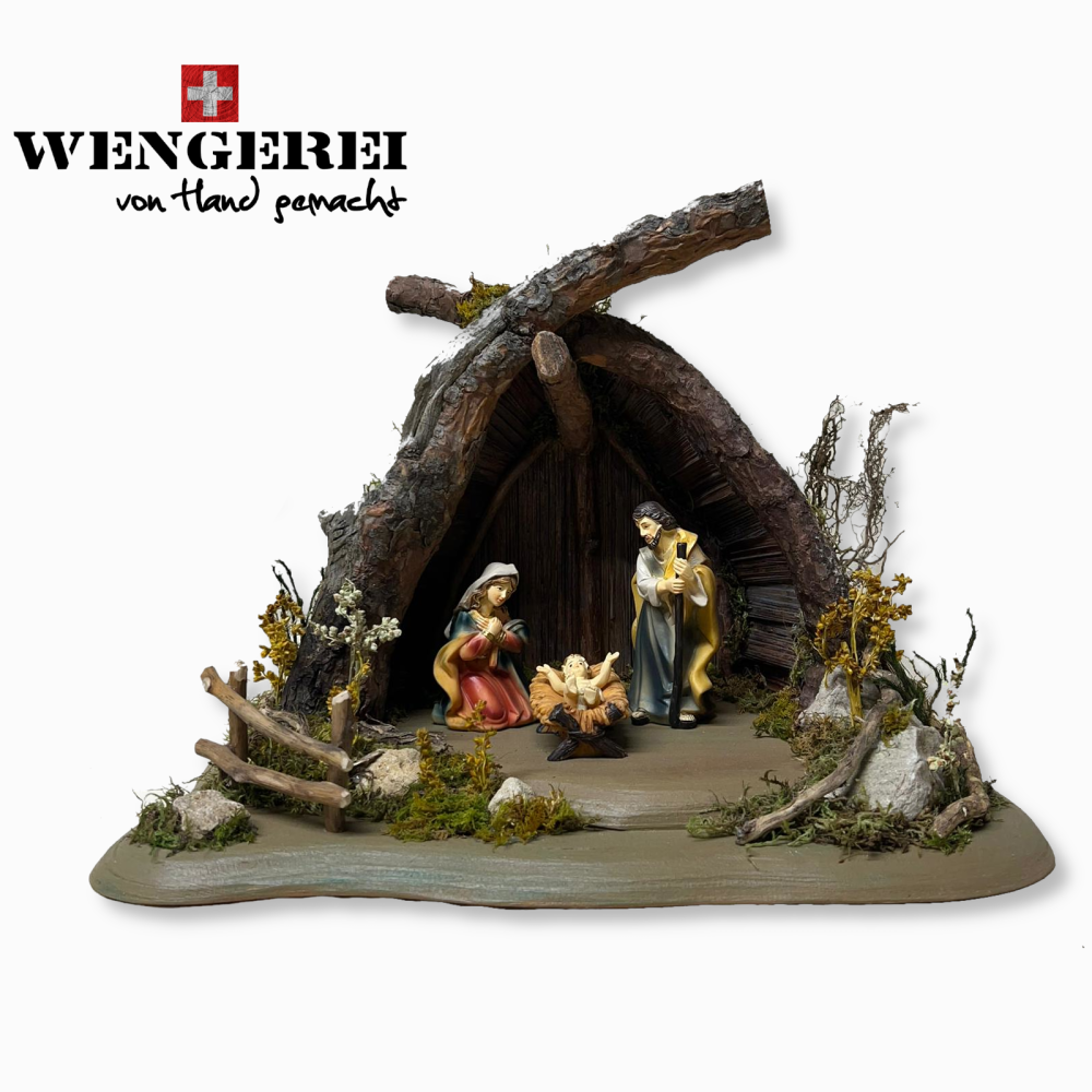 Krippe "Natur-Stall"